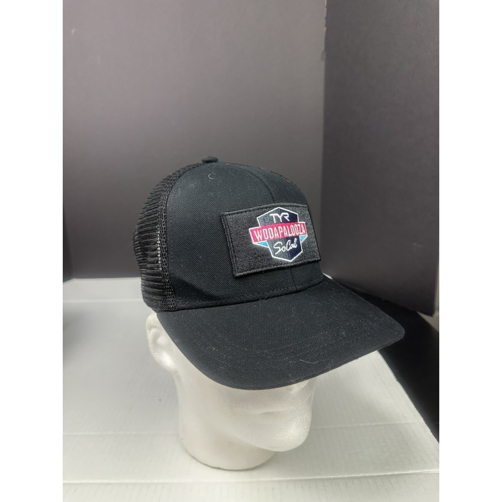 TYR Wodapalooza SoCal Fitness Festival Black Patch Snapback Cap Hat One Size